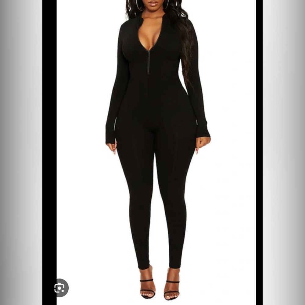 Naked wardrobe snatched jumpsuit